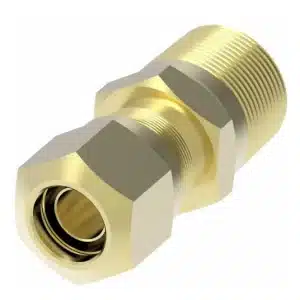 1468X8 1/2" Male Brass Tube Connector X 3/8" Male NPT