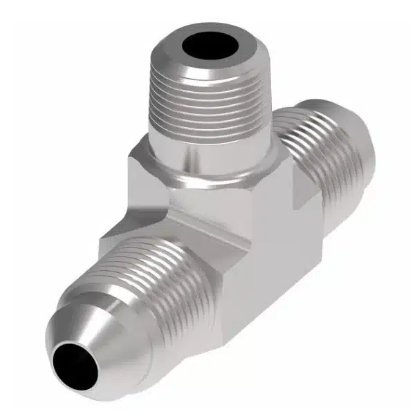 2030-4-4S 1/4" Male Pipe Branch X 1/4" Male JIC Tee