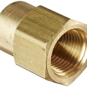 3300X6X4 3/8" X 1/4" Brass Reducer Coupling