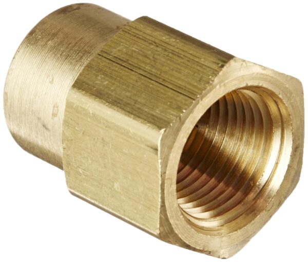 3300X6X4 3/8" X 1/4" Brass Reducer Coupling