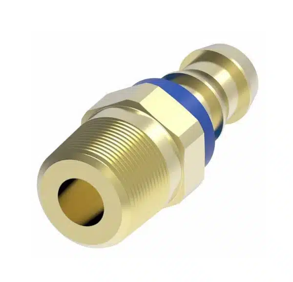 4738-12-12B 3/4" X 3/4" Brass MNPT Socketless Fitting