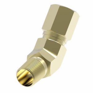 1480 Series, Brass Tube Connector, (45 Degree) DOT